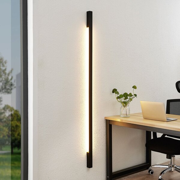 Arcchio Ivano aplică LED, 170 cm, negru, Negru, Hol, Aluminiu, Modern