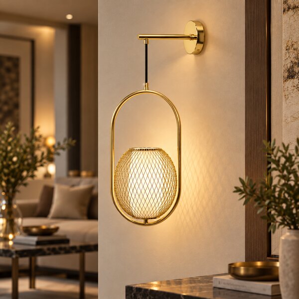 Lampă de perete APP1945-1W Gold