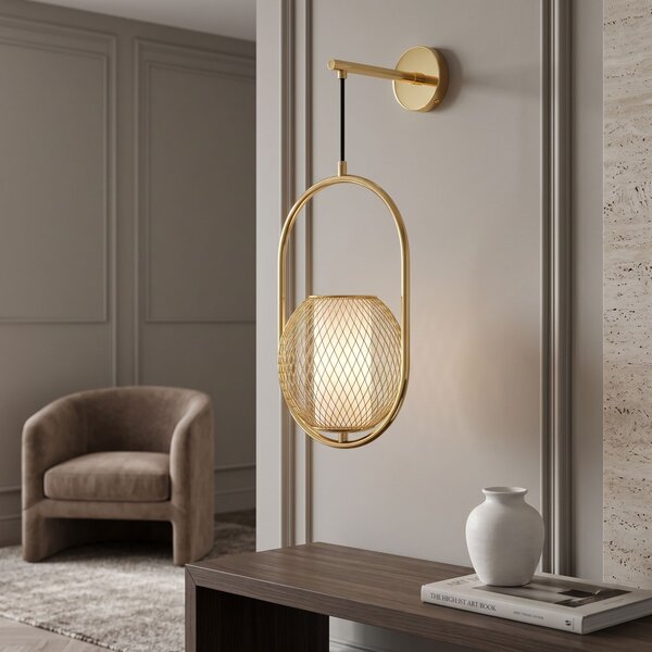 Lampă de perete APP1945-1W Gold