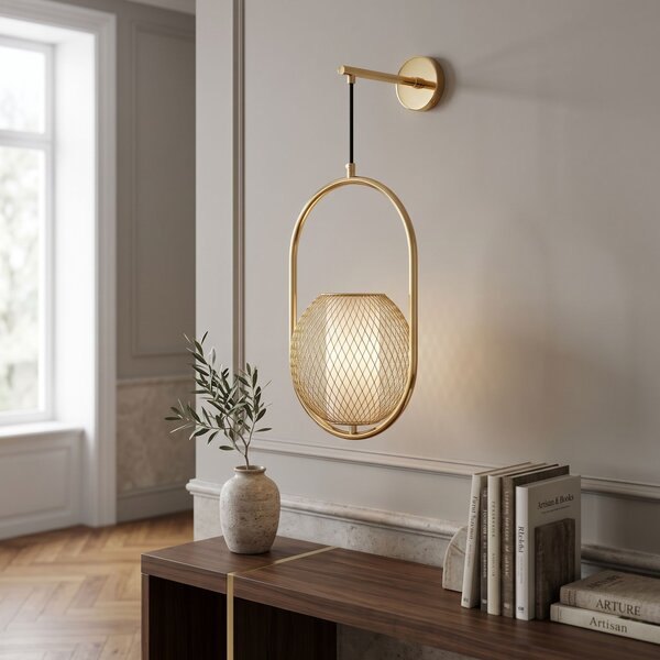 Lampă de perete APP1945-1W Gold