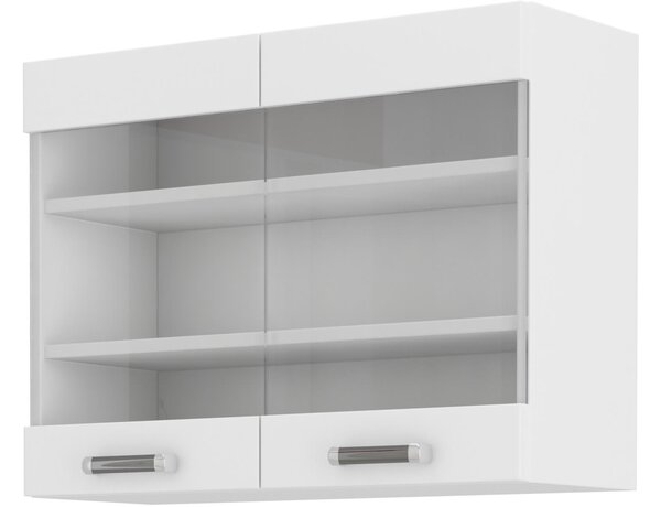 Dulap superior de bucătărie Oran 80 GS 60 2F (alb). 1033037