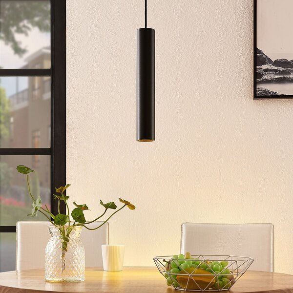 Arcchio Ejona lampă suspendată, înălțime 35 cm, negru, aluminiu, reglabil, Negru, Hol, Metal, Modern