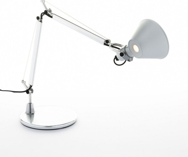 Lampă de masă Artemide, Tolomeo Micro, reglabil, Metalic, Studiu / Birou, Metal, Design