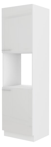 Dulap de bucătărie pentru alimente pentru cuptor Lavera 60 DP 210 2F (alb + alb lucios). 1032357