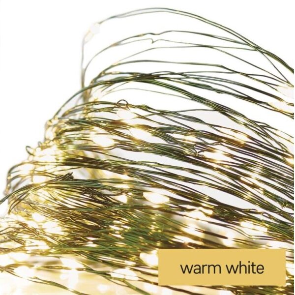 Ghirlandă LED de exterior 150 LED, 20 m, IP44, alb cald