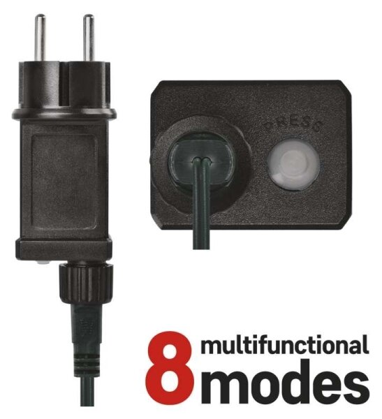 Instalație LED de Crăciun de exterior 50xLED/8 moduri 14,8m IP44 multicolor
