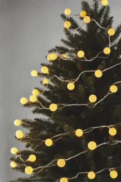 Ghirlandă LED pentru exterior, 40xLED/9m, IP44, alb cald