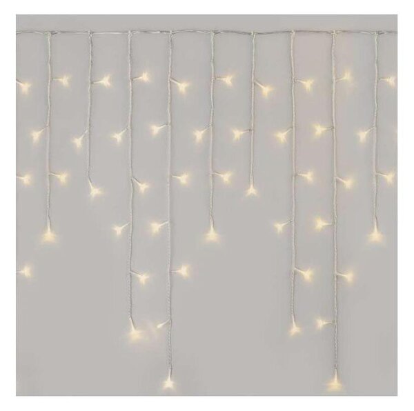Ghirlandă LED de exterior 300 LED, 8 moduri, 10 m, IP44, alb cald + telecomandă