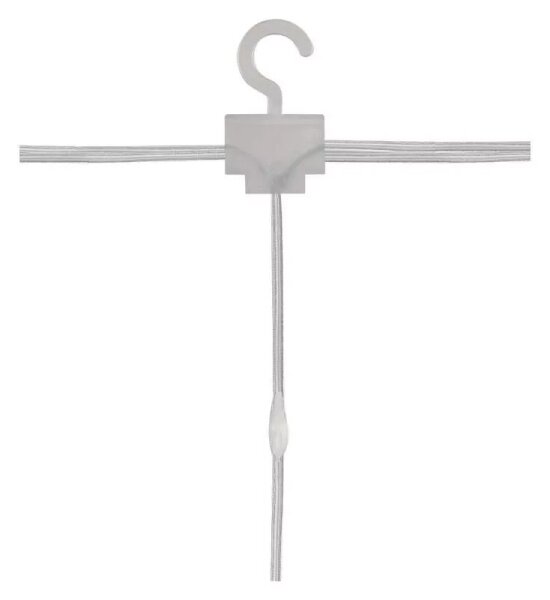 Ghirlandă LED de exterior, 240 LED, 8 funcții, 6,7 m, IP44, alb cald