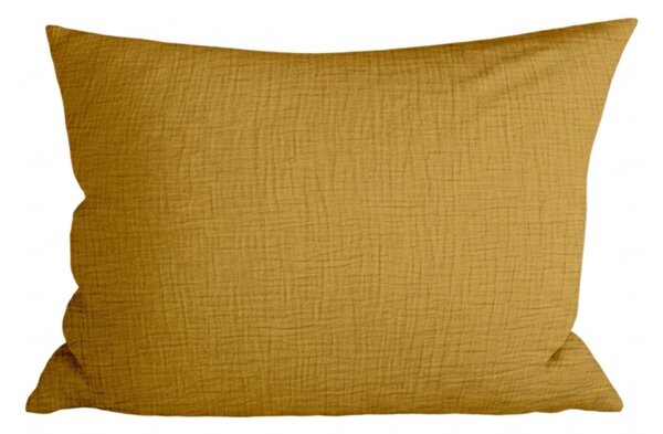 Fata de perna muselina MUSSARI 50x70 cm, galben inchis