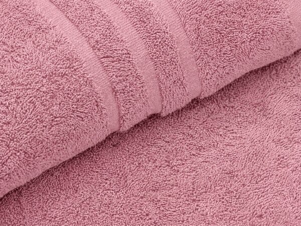 Prosop CLASSIC COLOR 50 x 100 cm roz vechi, 100% bumbac