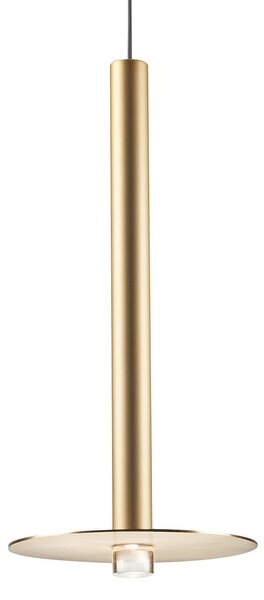 LEDS-C4 Candle lampă susp. LED 00-6017 auriu satin, Auriu / Alamă, Camera de zi / sufragerie, Metal, Modern