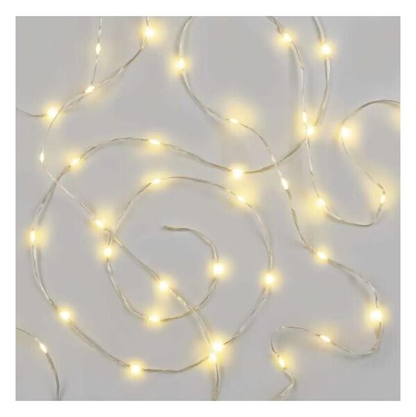 Ghirlandă luminoasă de exterior 120 LED/17 m, IP44, alb cald