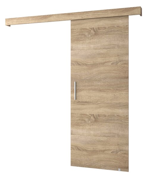 Uși culisante 90 cm Sharlene I (stejar sonoma + stejar sonoma + argintiu). 1043621