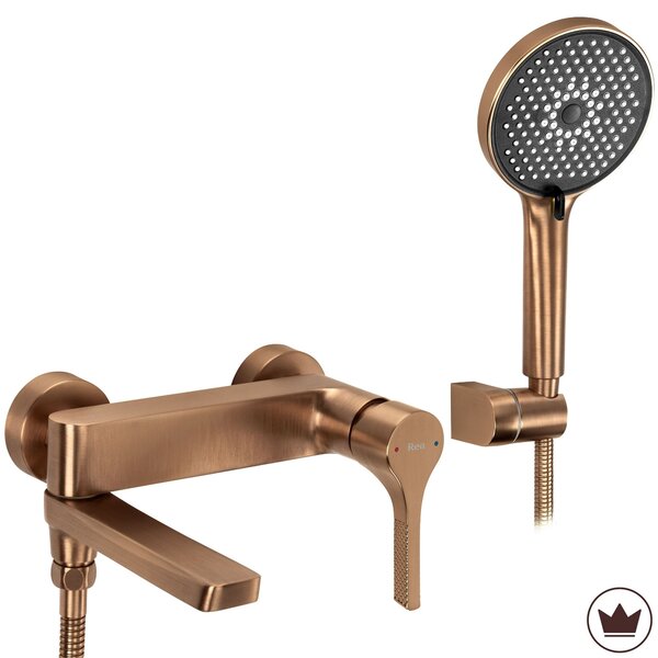 Baterie pentru cadă PREMIUM REA Maxim Brush Copper