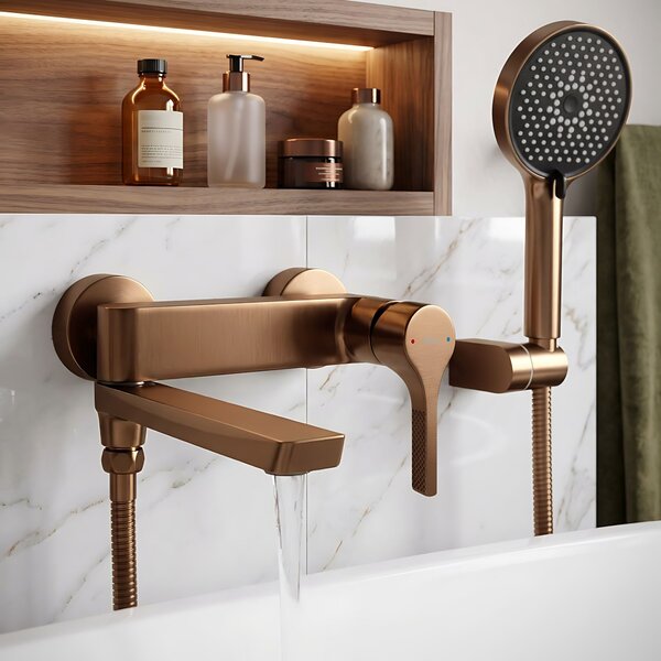 Baterie pentru cadă PREMIUM REA Maxim Brush Copper