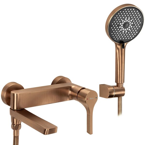 Baterie pentru cadă PREMIUM REA Maxim Brush Copper