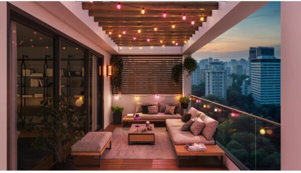 Philips Hue FESTAVIA - Ghirlandă LED RGBW pentru exterior, 10 x LED, 7 m, IP65, cu intensitate reglabilă
