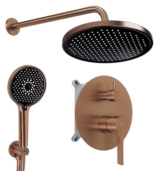 Set de dus incastrat Rea Maxim Brush Copper + BOX