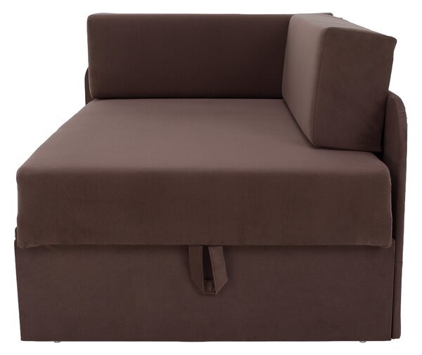 KONDELA Canapea extensibilă, maro Taupe, MONTES UNI