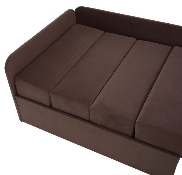 KONDELA Canapea extensibilă, maro Taupe, MONTES UNI