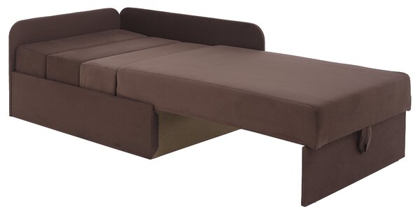KONDELA Canapea extensibilă, maro Taupe, MONTES UNI