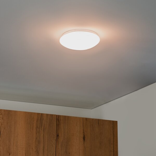 Plafoniera moderna alba 26 cm cu LED inclus - Iene