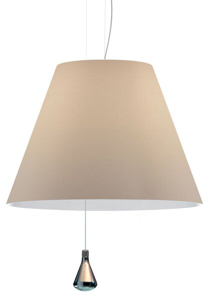 Luceplan Costanza lampă suspendată D13sas, nuga, reglabil, Maro / Rugină, Camera de zi / sufragerie, Plastic, Design