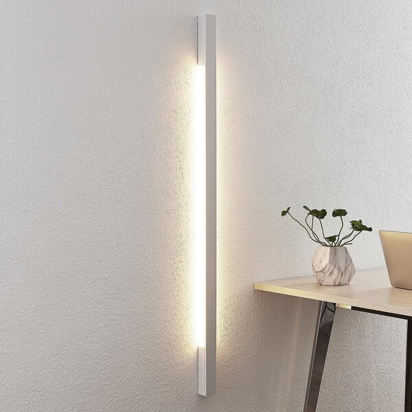 Arcchio Aplică de perete cu LED Ivano, 130 cm, alb, aluminiu, Alb, Hol, Aluminiu, Modern