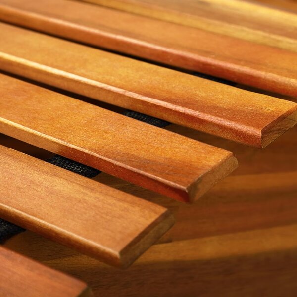 Deuba Șezlong ergonomic - acacia