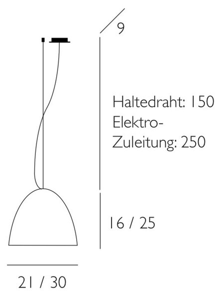 Casablanca Bell - lampă suspendată nisip 1s. 21 cm, reglabil, Bej, Camera de zi / sufragerie, Sticlă, Design