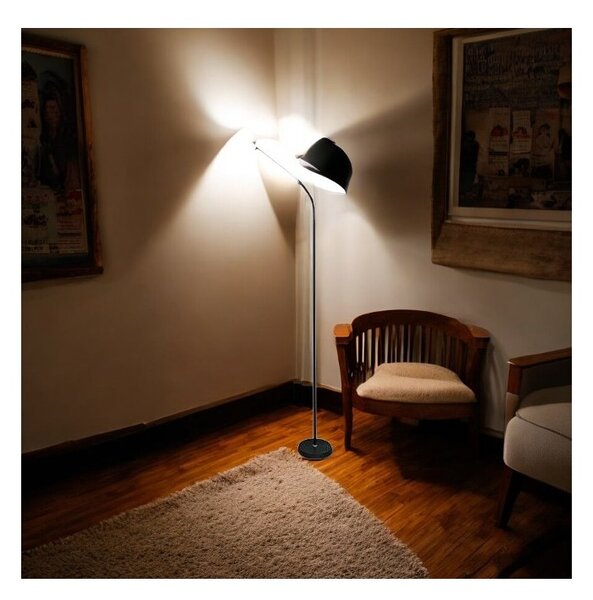 Lampa de podea Meso, inaltime 170 cm, 8W, 300 lm, lumina reglabila 3 CCT, IP20, 5V 2A USB-A