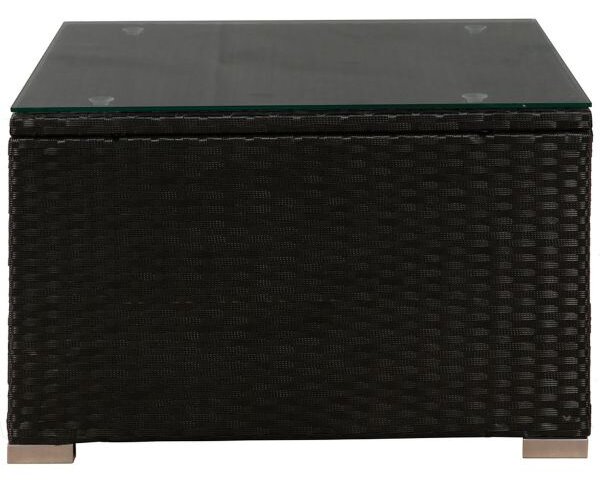 Juskys Set ratan de gradina Punta Cana L - perne negre/antracit