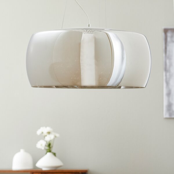 Schuller Valencia Argos Lampă suspendată cu LED picături de cristal Ø 50 cm, Metalic, Camera de zi / sufragerie, Sticlă, Modern