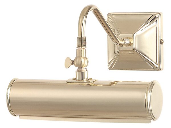 Elstead Aplică tablou Picture Lights alamă lustruită 19 cm, reglabil, Auriu / Alamă, Camera de zi / sufragerie, Metal, Antichitate
