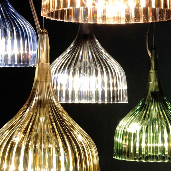 Kartell É - lampă pendul cu LED, transparentă