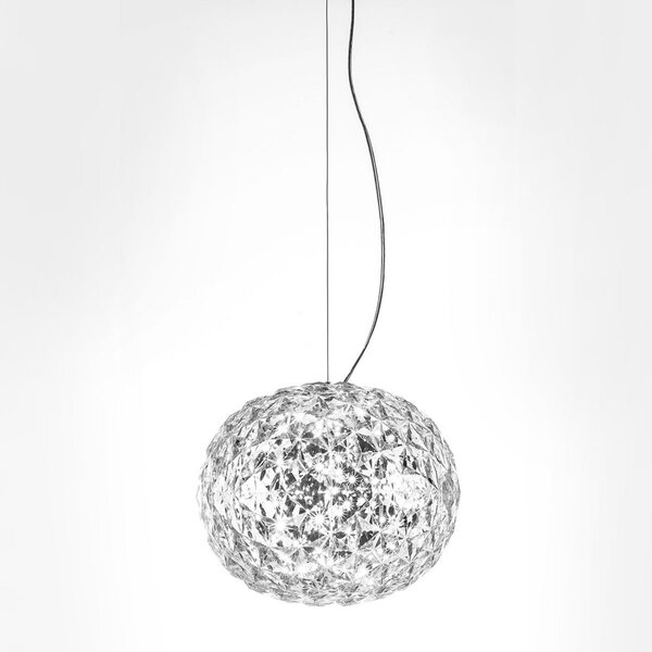 Kartell Planet - lampă pendul LED, transparent, Transparent, Camera de zi / sufragerie, Plastic, Design