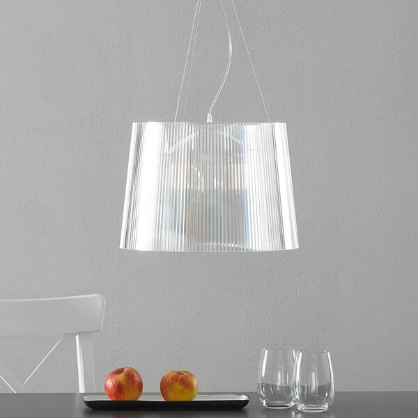 Kartell Gè - lampă LED pendul, transparent, Transparent, Camera de zi / sufragerie, Plastic, Design