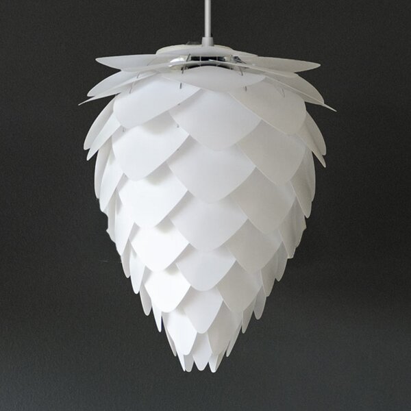 UMAGE Conia mini lampă suspendată alb, reglabil, Alb, Camera de zi / sufragerie, Plastic, Design