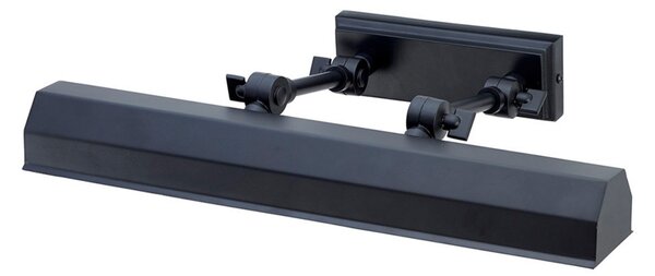 Elstead Aplică tablou Chawton, negru, 40,2 cm, reglabil, Negru, Camera de zi / sufragerie, Metal, Antichitate