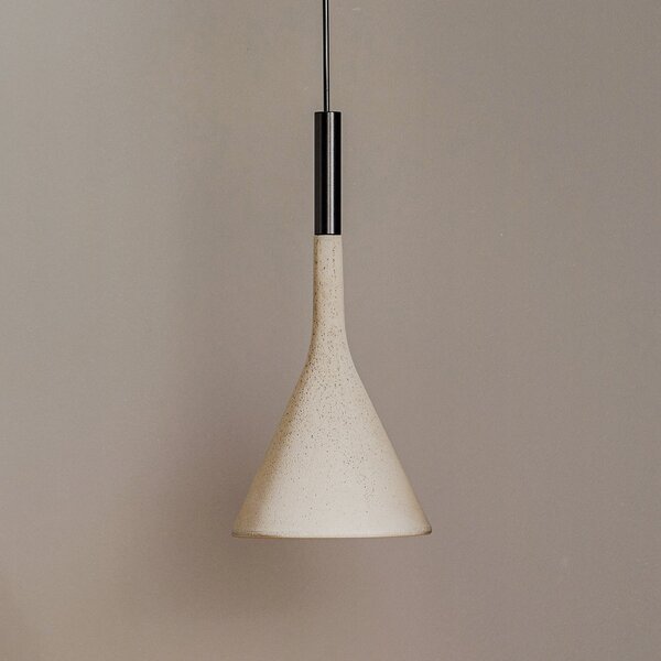 Foscarini Aplomb lampă suspendată din beton, gri, reglabil, Gri, Bucătărie, Beton, Design