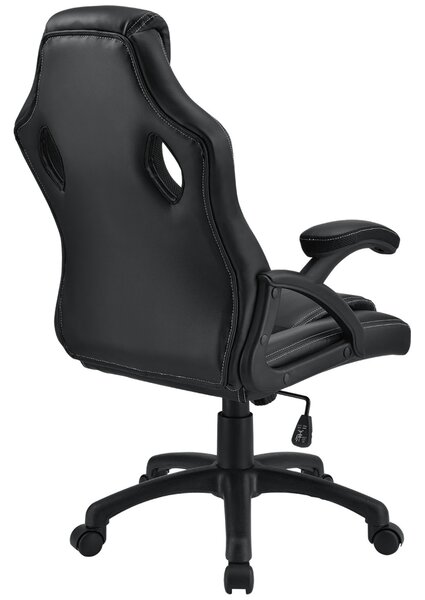 Juskys Scaun de birou Montreal - negru