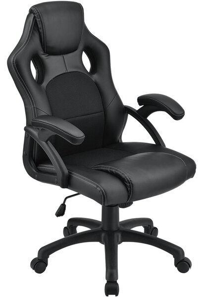 Juskys Scaun de birou Montreal - negru