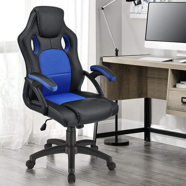 Juskys Scaun de birou Montreal - albastru