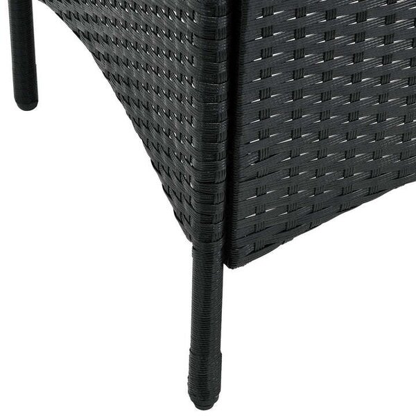 Juskys Set balcon Bayamo - perne negre + gri
