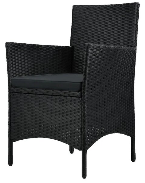 Juskys Set balcon Bayamo - perne negre + gri