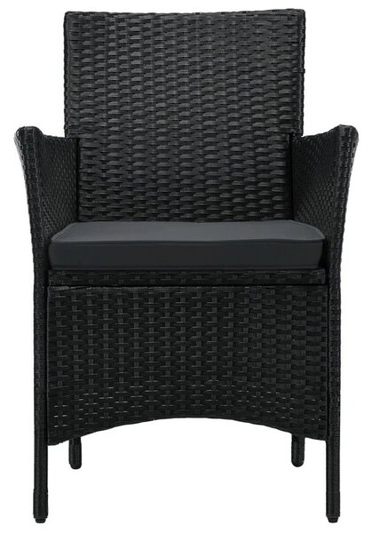 Juskys Set balcon Bayamo - perne negre + gri