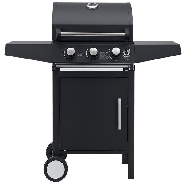 Juskys Gratar cu gaz Louisiana BBQ cu 3 arzatoare