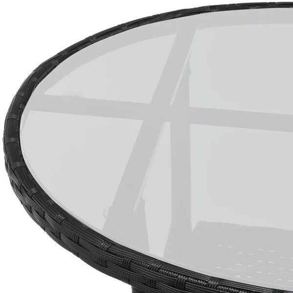 Juskys Set balcon Bayamo - perne negre + gri