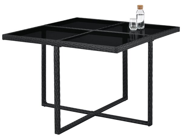 Juskys Set canapele de grădină din ratan Baracoa L